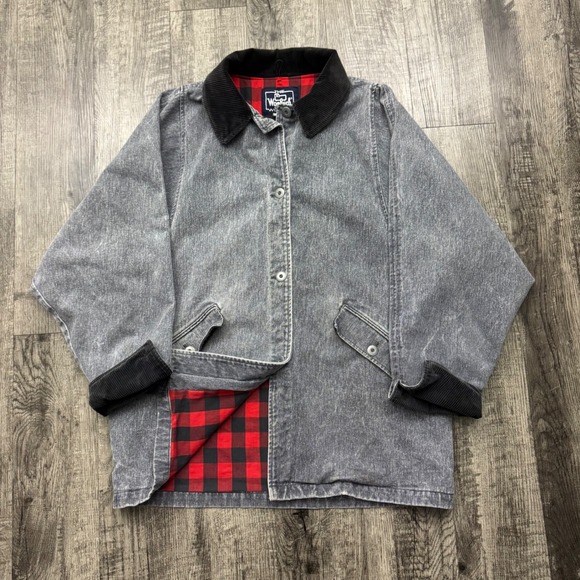 Woolrich Jackets & Blazers - Vintage Woolrich Plaid Flannel Lined Chore Jacket Barn Coat Women's L